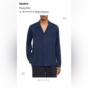 Sandro Men's Navy Shirt